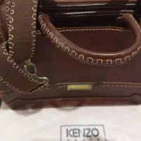کیف تمام چرم طبیعی قهوه‌ای