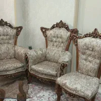 مبل ۹ نفره چوب گردو