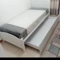 تخت یکنفره vakyom(صنایع فلزی نوری) تشک رویال