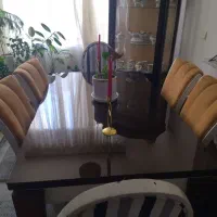 میز ناهار خوری ۶نفره کامل در حد نو نو