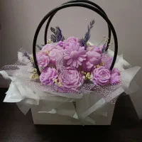 باکس گل شمع