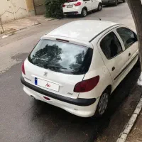 پژو 206 رنگ فابریک سفید