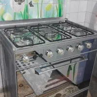 اجاق گازپنج شعله ورویه استیل