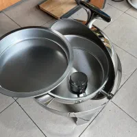 شف اندیش استیل گرد و مستطیل نو فروش عمده