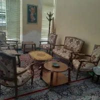 مبل سلطنتی چوبی ۸ نفره