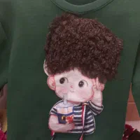 بلوز طرح برجسته پاییزه بچگانه