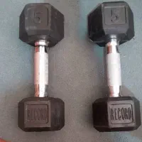 دمبل و وزنه در حد نو