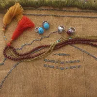 انگشتر فیروزه عقیق شجر تسبحی کار دست