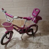 دوچرخه صورتی شماره ۱۶ دخترانه