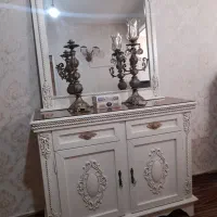 اینه کنسول و شمعدان