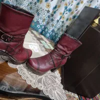 فروش یه جفت نیم پوت اصل گاوی ترکیه