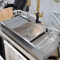 سینک باکسی استیل گرانیتی کورین روکار توکار فر لمسی
