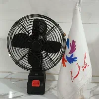 پنکه شارژی رومیزی ۴ پره فلزی ۴۸ ولت