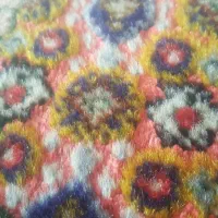 فرش ۱۲ متری دستبافت طرح ریزه ماهی ابریشم دار