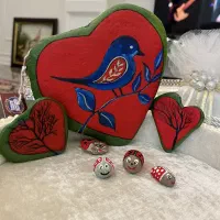 سنگ تزئینی نقاشی روی سنگ