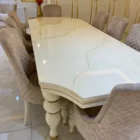 میز ناهارخوری ۸نفره چوب تمام راش