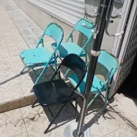 صندلی تاشو فلزی عتیغه خوراک کافه