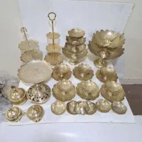 ظروف برنجی هندی میوه خوری آجیل خوری برنز هندی