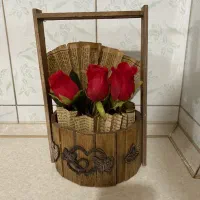 سبد گل چوبی نونو