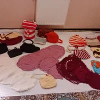 کیف، رومیزی،سطل آشغالی و جا دستمالی