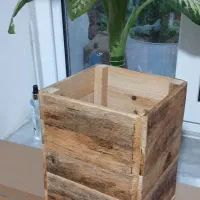 گلدان چوبی با چوب نراد روس