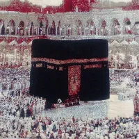 تابلو فرش نقش خانه خدا