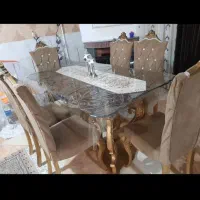 مبل ومیز ناهارخوری باجلو مبلی عسلی