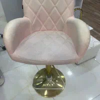 صندلی جکدار صورتی پاستیلی