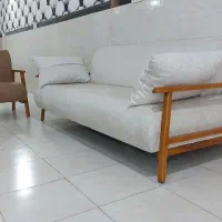مبلمان مبل ۸نفره کرم نسکافه ای موفت گزاشتم