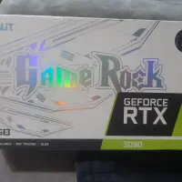 Palit 3090 gamerock پیچ پلمپ با جعبه و تمیز
