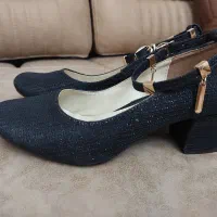 کفش دخترونه پاشنه دار لمه دار
