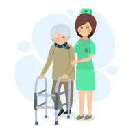 نیرو خانم و نیرو آقا جهت نگهداری از سالمند