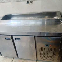 فریزر تاپینگ (میز کار) استیل موتور اروپایی در حدنو