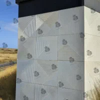 دیوار پوش سنگ نما بتن اکسپوز پلیمری مدل زیگ زاگ|مصالح و تجهیزات ساختمان|تهران, نصرت|دیوار