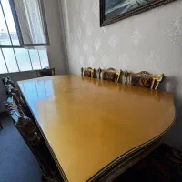 میز نهار خوری ۸ نفره تمام چوب