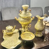 سماور آب طلا قلم زنی اصفهان