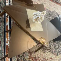 میز پذیرایی با گل میزها