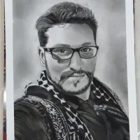 سفارش نقاشی سیاه قلم و رنگ روغن