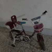 دوچرخه دخترانه سایز ۱۶ در حد صفر