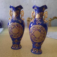 یک جفت گلدان عتیقه و آنتیک .خارجی