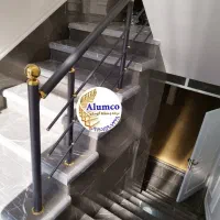 نرده استیل  (مشکی استاتیک مات)