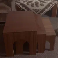 میز جلو مبلی و سه عدد عسلی