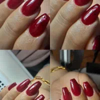 ناخن مژه تتو رنگ