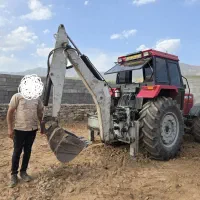 بیل بکهو بیل مکانیکی منطقه بوژان بوژاباد حصار