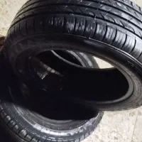 دو عدد حلقه ساینا و کوئیک185/60R14 در حد نو