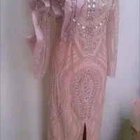 سه‌تا‌لباس‌مجلسی(پیراهن بلندکارشده)مناسب سایز۴۰/۴۲