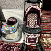 ست کالسکه کریر(روروئک فروش رفته) و لباس مجلسی