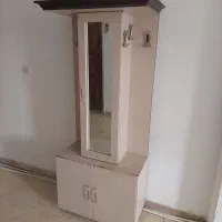جا کفشی و جالباسی آینه دار قدی