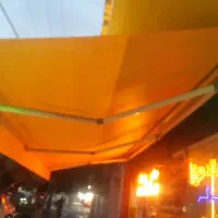 سایه بان دهنه ۶مترالمنیوم برزنت خارجی  نصف قیمت