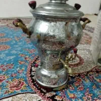 سماور گازیِ برنجی طرح عقاب ۴ لیتری نوی نو